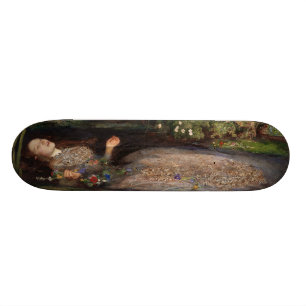 Ophelia durch John Everett Millais Skateboard