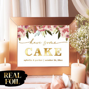 Ophelia Elegant Real Foil haben ein wenig Kuchen H Foliendrucke