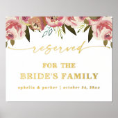 Ophelia Elegant Real Foil Reserviert Hochzeitszeic Foliendrucke (Vorderseite)