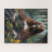 Ophelia im Wasser Originalkunstwerk  Puzzle (Horizontal)