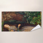 Ophelia, John Everett Millais, 1851-1852 Badehandtuch (Badehandtuch)