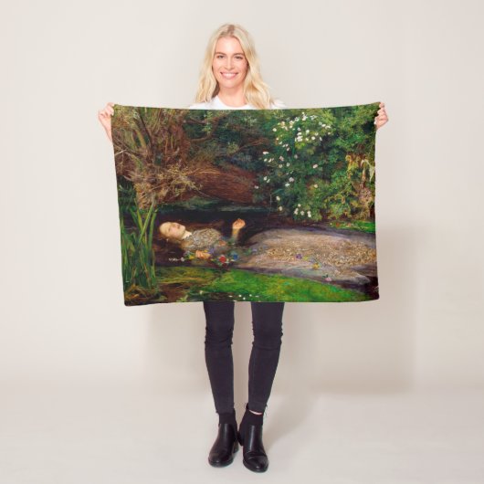 Ophelia, John Everett Millais, 1851-1852 Fleecedecke (Beispiel)