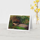 Ophelia, John Everett Millais, 1851-1852 Karte (Gelbe Blume)