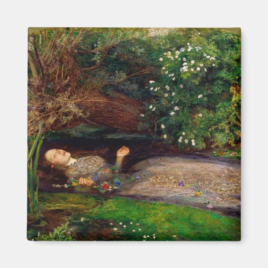 Ophelia, John Everett Millais, 1851-1852 Magnet (Vorne)