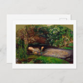 Ophelia, John Everett Millais, 1851-1852 Postkarte (Vorne/Hinten)