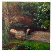 Ophelia, John Everett Millais Fliese (Vorderseite)