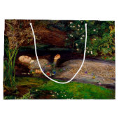 Ophelia, John Everett Millais Große Geschenktüte (Rückseite)