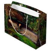Ophelia, John Everett Millais Große Geschenktüte (Rückseite Schrägansicht)