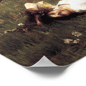 Ophelia - John William Waterhouse Poster (Ecke)