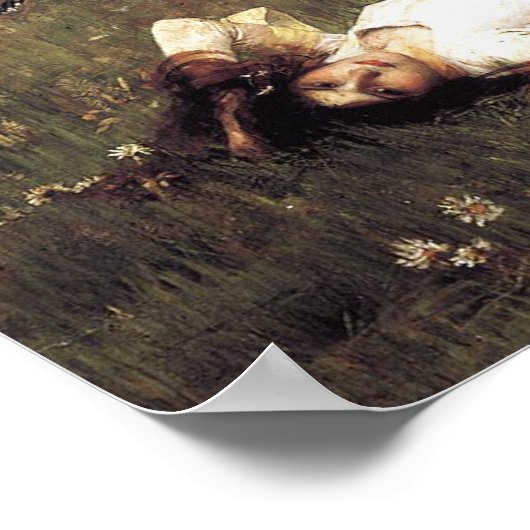 Ophelia - John William Waterhouse Poster (Ecke)