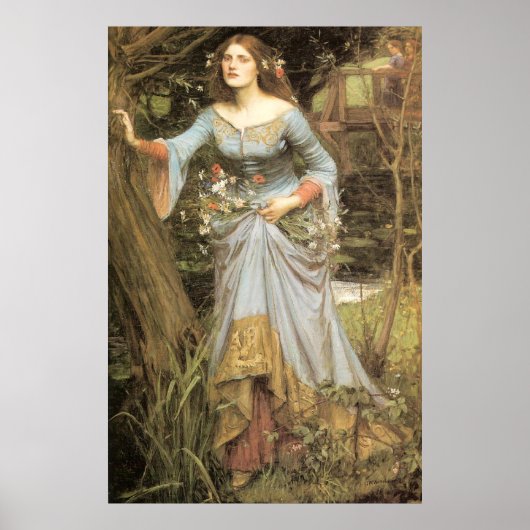 Ophelia - John William Waterhouse Poster (Vorne)