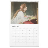 Ophelia Klassischer Kunstkalender Kalender (Mär 2027)