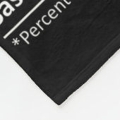 Ophelia Nutrition Personalisiert Name Funny Christ Fleecedecke (Ecke)