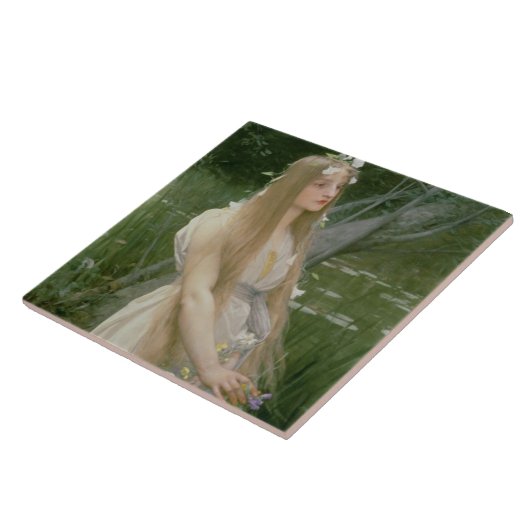 Ophelia (Öl auf Leinwand) Fliese (Seite)