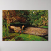 Ophelia - Sir John Everett Millais Poster (Vorne)