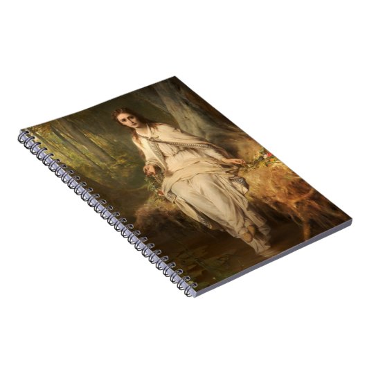 Ophelia Thomas Francis Dicksee Art Notizblock (Rechte Seite)