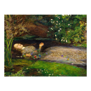Ophelia von John Everett Millais Fotodruck