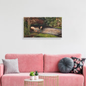 Ophelia von John Everett Millais Leinwanddruck (Insitu (Wohnzimmer))