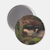 Ophelia von John Everett Millais Magnet (Vorderseite/Rückseite)