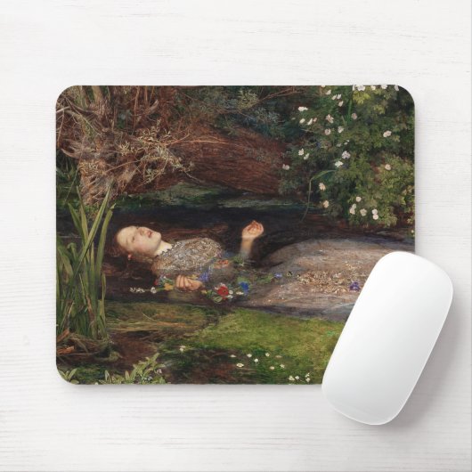 Ophelia von John Everett Millais Mousepad (Mit Mouse)