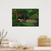 Ophelia von John Everett Millais Poster (Küche)
