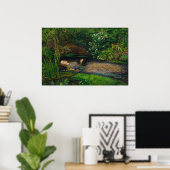 Ophelia von John Everett Millais Poster (Heimbüro)