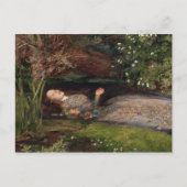 Ophelia von John Everett Millais Postkarte (Vorderseite)
