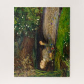 Ophelia von John Everett Millais Puzzle (Vertikal)