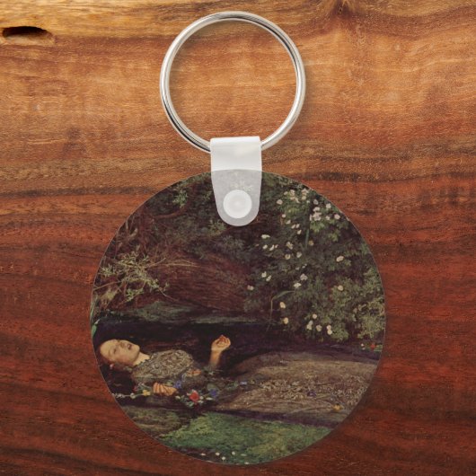 Ophelia von John Everett Millais Schlüsselanhänger (Vorderseite)