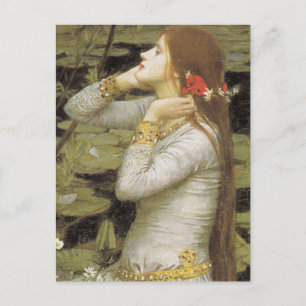 OPHELiA, von John William Waterhouse, 1894 Postkarte