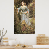 Ophelia von John William Waterhouse - 1910 Poster (Küche)
