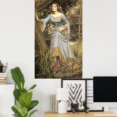 Ophelia von John William Waterhouse - 1910 Poster (Heimbüro)