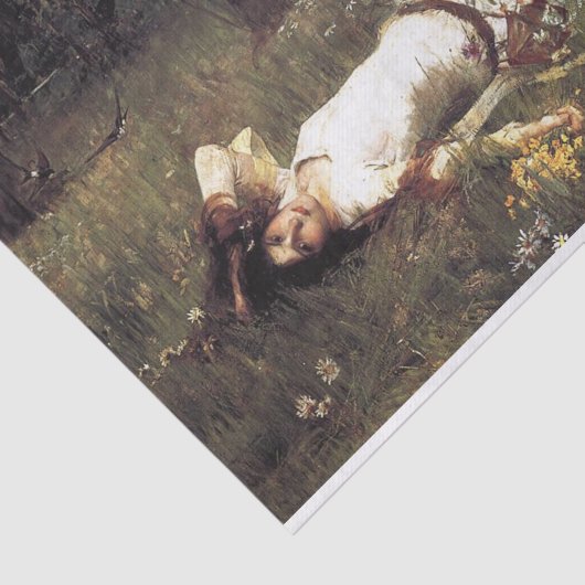Ophelia von John William Waterhouse Decoupage Seidenpapier (Ausschnitt)