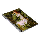 Ophelia von John William Waterhouse Notebook Notizblock (Rechte Seite)