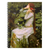 Ophelia von John William Waterhouse Notebook Notizblock (Vorderseite)