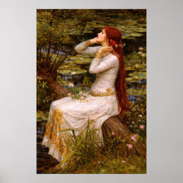 Ophelia von John William Waterhouse Poster