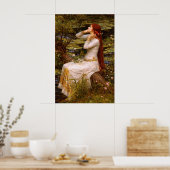 Ophelia von John William Waterhouse Poster (Küche)
