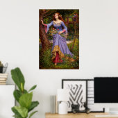 Ophelia von John William Waterhouse Poster (Heimbüro)