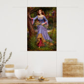 Ophelia von John William Waterhouse Poster (Küche)