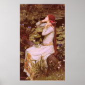 Ophelia von John William Waterhouse Poster (Vorne)