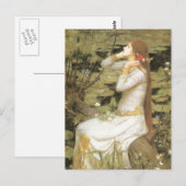 Ophelia von John William Waterhouse Postkarte (Vorne/Hinten)