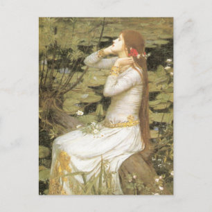 Ophelia von John William Waterhouse Postkarte