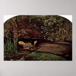 Ophelia von Millais, John Everett (beste Qualität) Poster