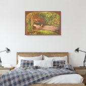 Ophelia von Millais, Vintage Viktorianische Kunst Leinwanddruck (Insitu (Schlafzimmer))