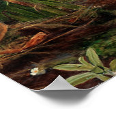 Ophelia von Sir John Everett Millais Poster (Ecke)