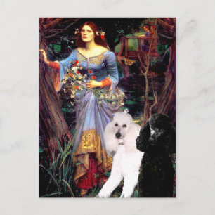 Ophelie (Holz)-2 Standardschlämme Postkarte