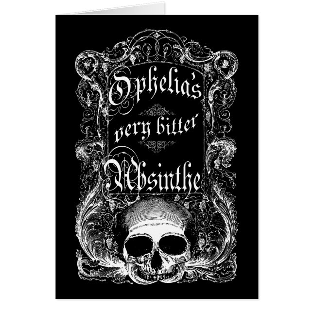 Ophelie ist sehr bitter Absinth (Vorne)