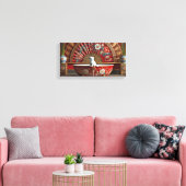 Ophelie nimmt ein Bad Leinwanddruck (Insitu (Wohnzimmer))