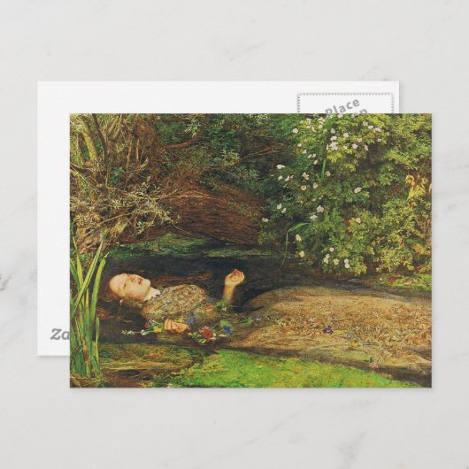 Ophelie Postkarte (Vorne/Hinten)