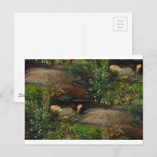 Ophelie Postkarte (Vorne/Hinten)